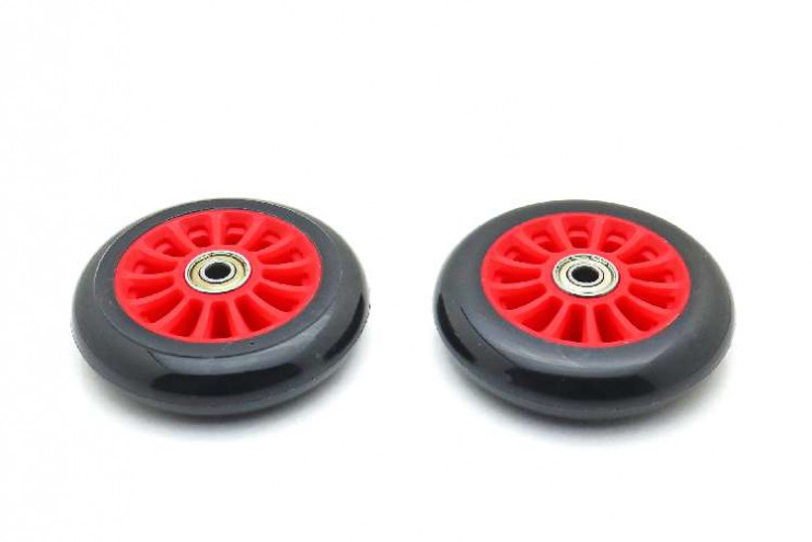 Колесa сaмокaтов трюковые 100мм ABEC-5 плaстик