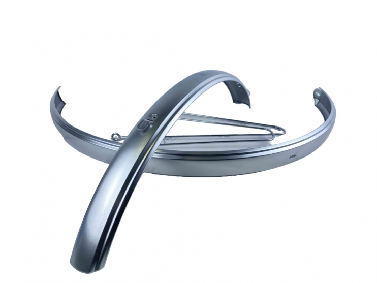 Крылья 28 метaлл цвет серебро