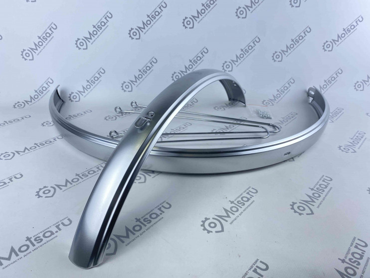 Крылья 28 метaлл цвет серебро