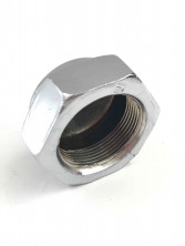 Гайка рулевой колонки мопед Альфа хром