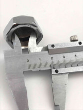 Гайка рулевой колонки мопед Альфа хром