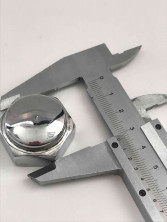 Гайка рулевой колонки мопед Альфа хром