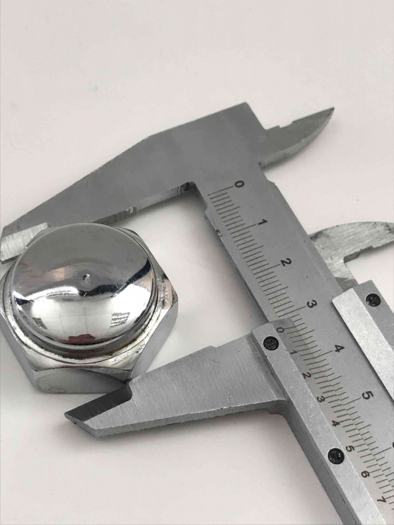 Гайка рулевой колонки мопед Альфа хром