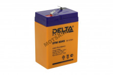 Аккумулятор герметичный 6В 4.5Ач DELTA DTM6045 AGM (электромашинки)