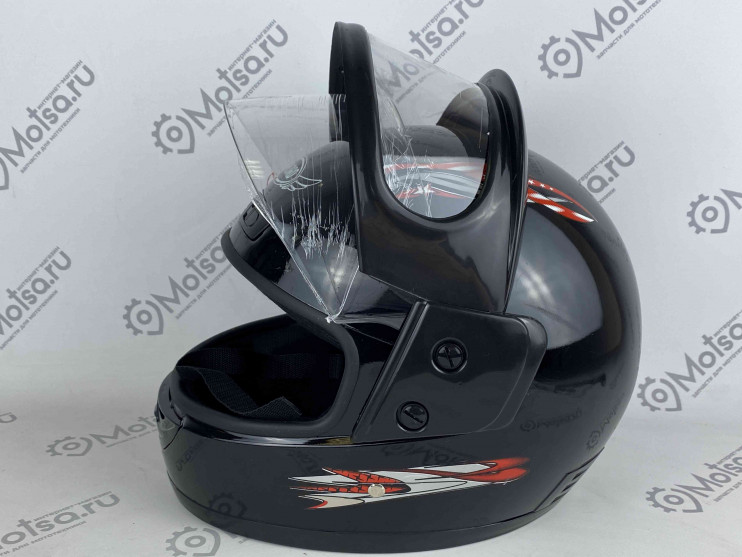 Шлем Сoncord XZF01 чёрный интеграл