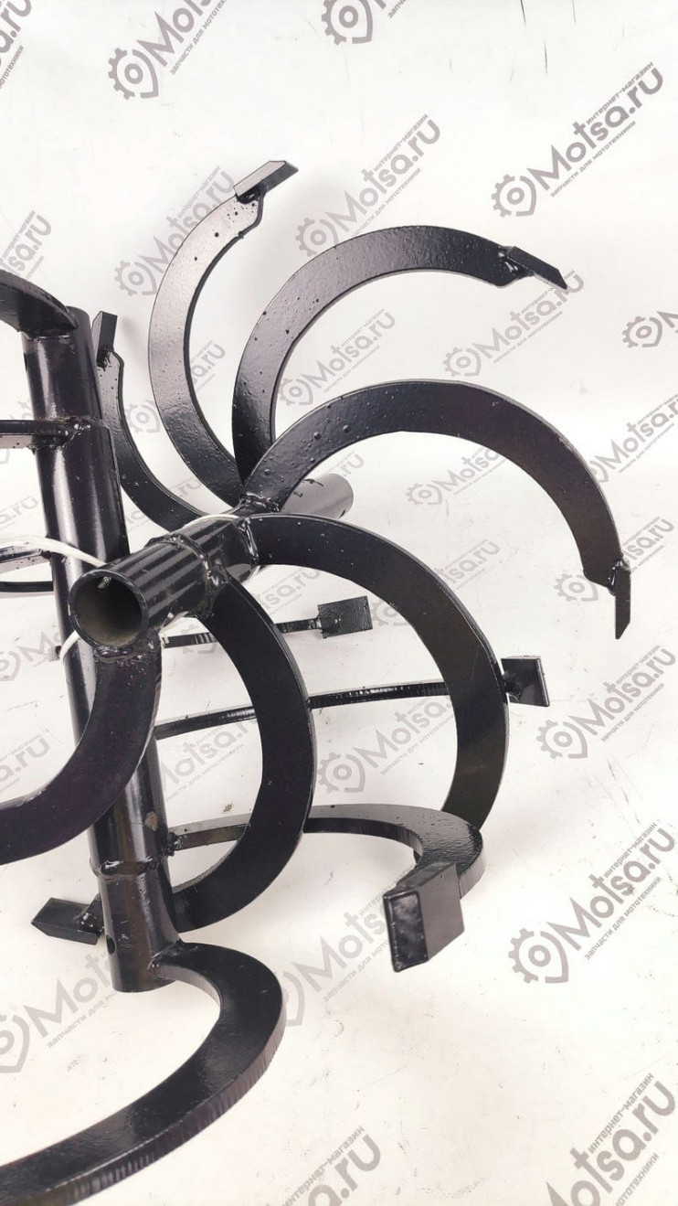 Фреза мотоблок Каскад, Нева, Ока спиральная, 7зубьев (1 к-т: 2 шт)