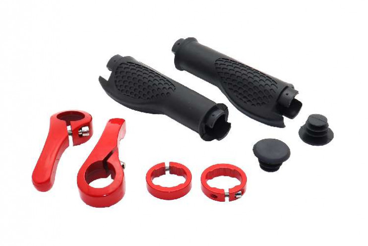 Ручки руля Вело 120мм с расширением под пальцы