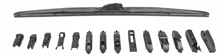 Щётка стеклоочистителя HYBRID Hemen 650 мм 15 адаптеров H65HYBU