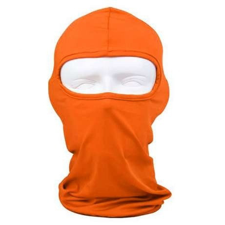 Подшлемник балаклава лайкровый оранжевый