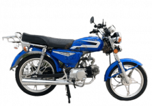 Мопед Alpha (Альфа) Пегас KT50 Рестайлинг Тюнинг эконом (Синий)