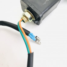 Указатель поворота BF-05 Байкер хром большой короткий желтый