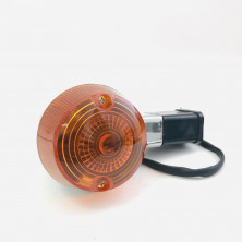 Указатель поворота BF-05 Байкер хром большой короткий желтый