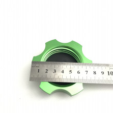 Крышка бензобака питбайк TTR 125-250 с втулкой испарителем (зеленая)