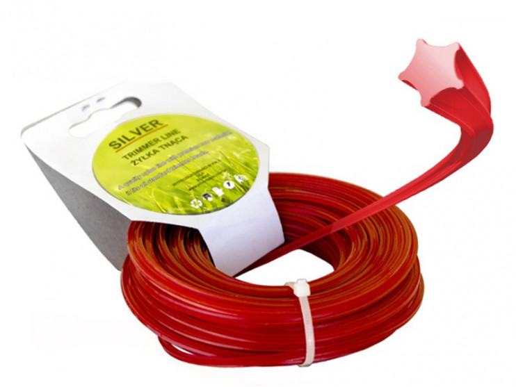 Леска триммерная (2,0*15м) TRIMMER LINE с картонной этикеткой (звезда) С-качества