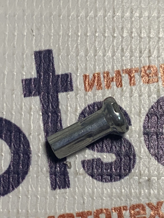 Ниппель вело для спиц 14мм сталь-хром