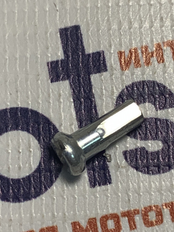 Ниппель вело для спиц 14мм сталь-хром