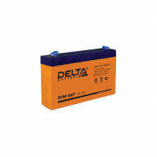 Аккумулятор герметичный 6В 7Ач DELTA DTM607 AGM (электромашинки)