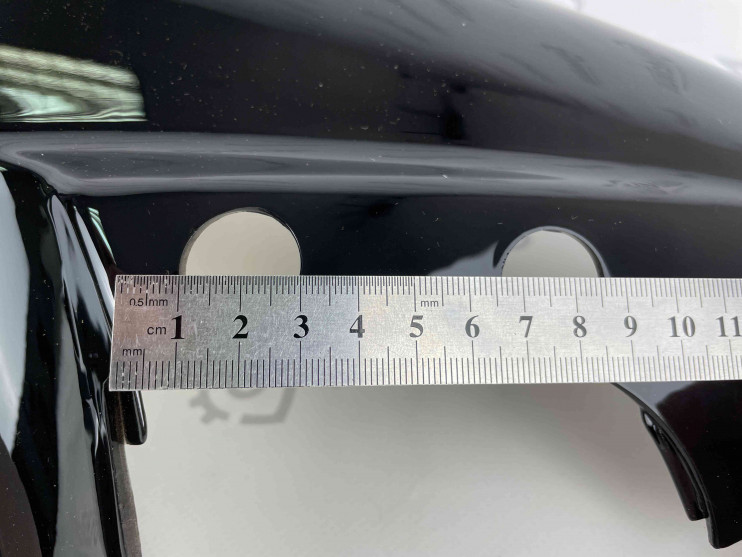 Облицовка боковая задняя правая черная Racer Lupus, Mantis, YB50QT-9