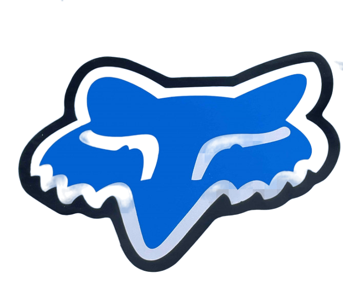 Наклейка Голова лисы 9x9