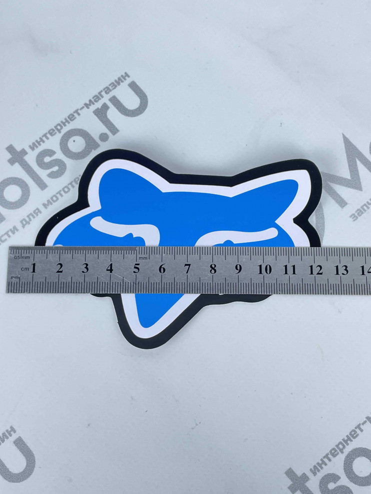 Наклейка Голова лисы 9x9