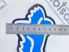 Наклейка Голова лисы 9x9