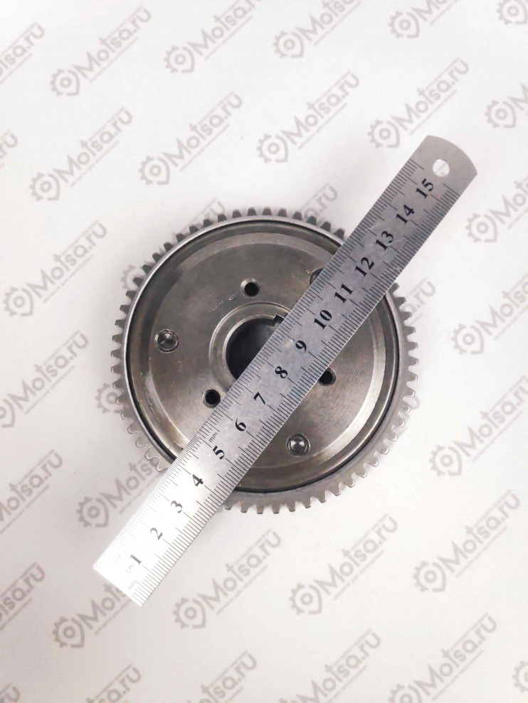 Муфта обгонная электростартера в сборе с шестернёй 152QMI 157QMJ 60 зубов