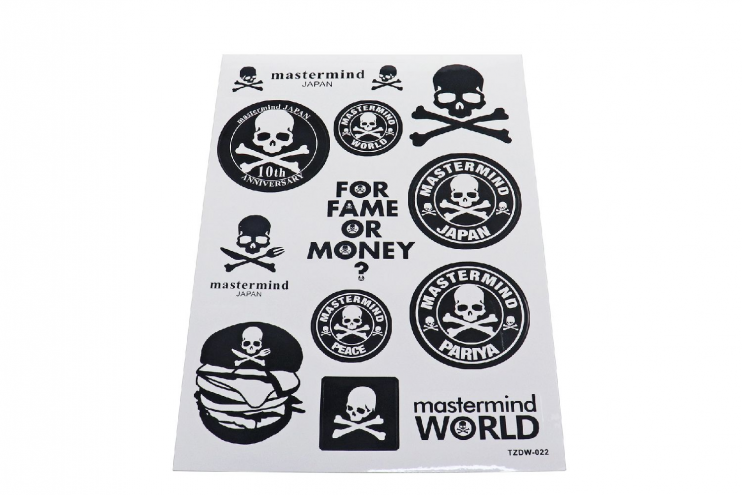 Наклейки логотип Mastermind 21х30