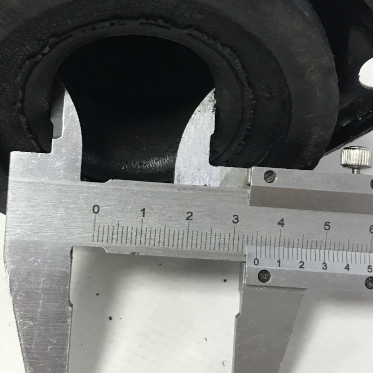 Подушка Урал Боковой прицеп (Элемент резиновый подвески кузова Матрёшка) (реставрация)