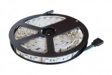 Лента светодиодная НЕзащищенная (IP20),12В,60 диодов/метр,SMD5050 RGB-многоцветн.. (бухта 5м)
