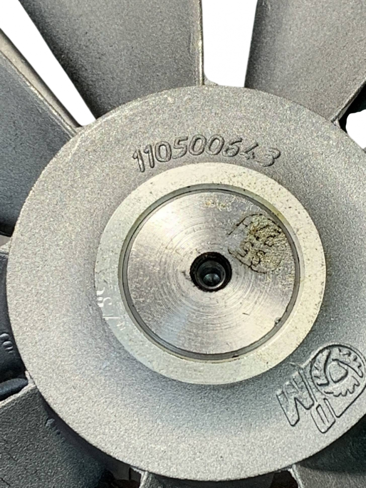 Корпус вентилятора снегоход Буран в сборе с алюминиевой крыльчаткой 110500560