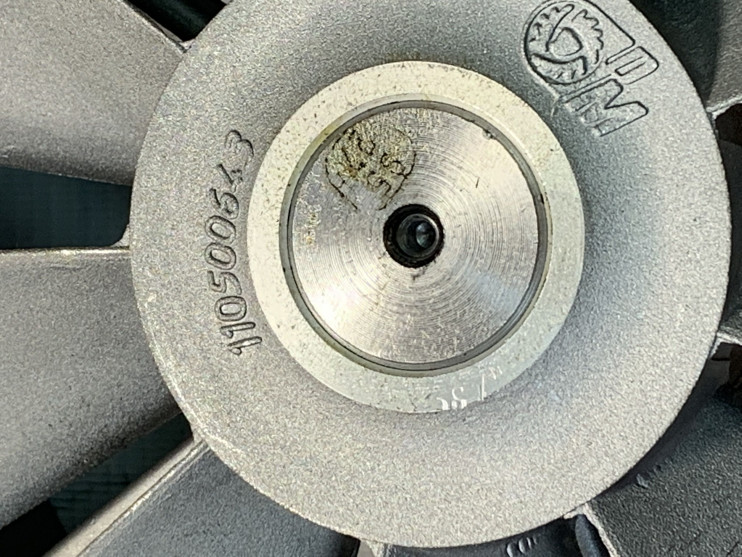 Корпус вентилятора снегоход Буран в сборе с алюмин. крыльчаткой (110500560)(завод г.Рыбинск)