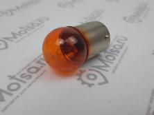 Лампа 12В 10Вт с цоколем Желтая BA15s