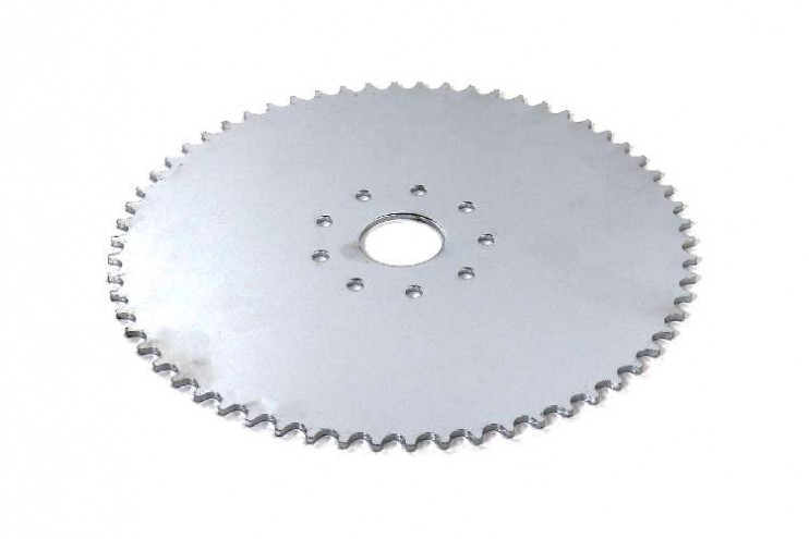 Звезда ведомая 62 зуба веломотор F50-F80 9 отверстий