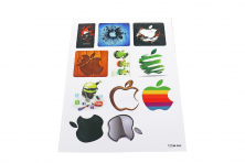 Наклейки логотипы apple iphone 21х30