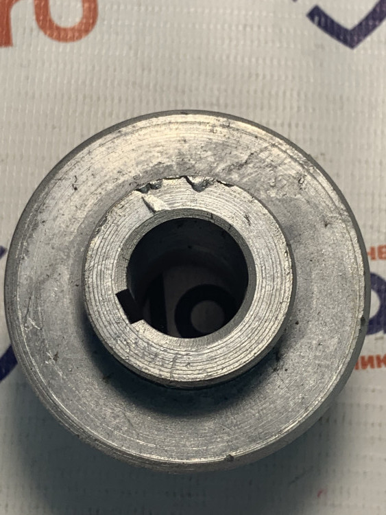 Шкив d18 мм ведущий 2-х ручейковый (Крот)