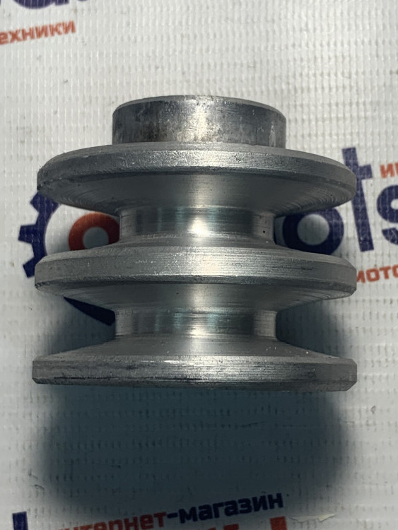 Шкив d18 мм ведущий 2-х ручейковый (Крот)