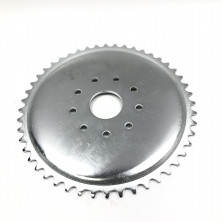 Звезда ведомая 48 зубов веломотор F50-F80 хром
