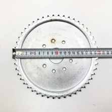 Звезда ведомая 48 зубов веломотор F50-F80 хром