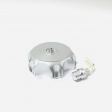 Крышка бензобака питбайк TTR 125-250 с втулкой испарителем (хром)