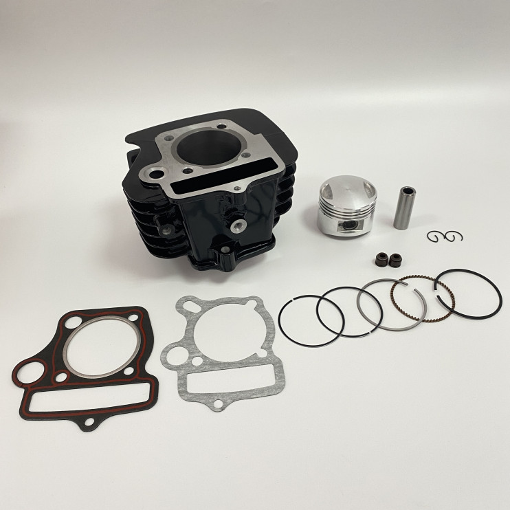 Цилиндро-поршневая группа 120 см3 D52,4 p14,H рубашки 78мм,H поршня 40 мм,круглый масл. канал,чёрная; TTR 125