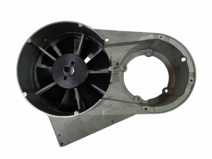 Корпус вентилятора снегоход Буран в сборе с пластиковой крыльчаткой 110500560