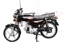 Мопед Alpha (Альфа) Пегас Люкс KT50 Рестайлинг Тюнинг Эконом (Черный Глянцевый)