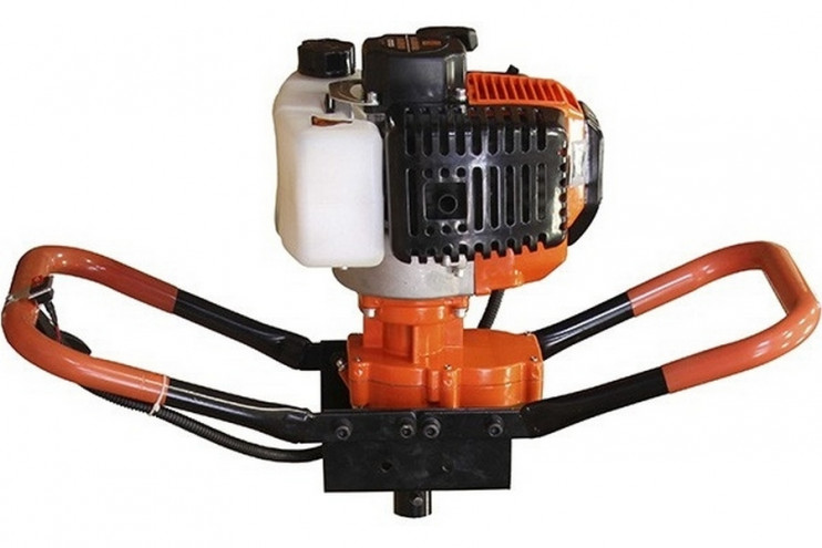 Мотобур CARVER AG-52/000 (52см.куб, d пос.20мм), БЕЗ ШНЕКА