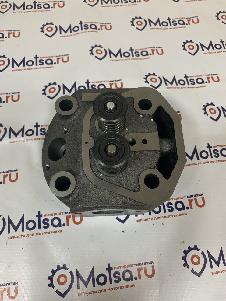 Головка блока цилиндра в сборе с клапанами двигателя R190