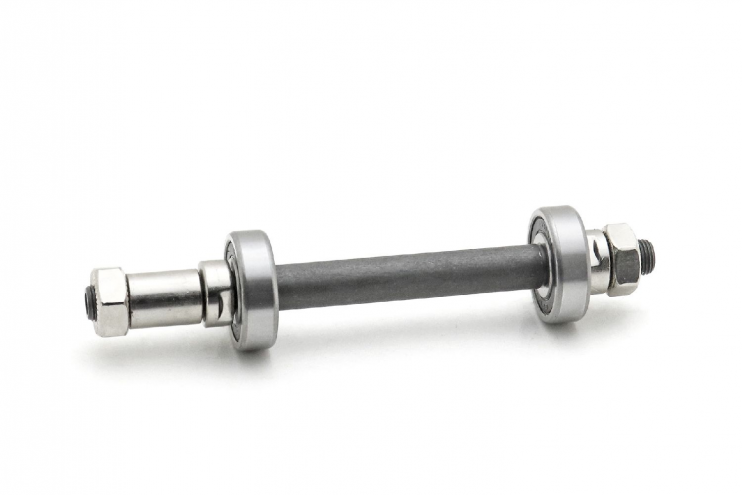 Ось втулки заднего колеса с гайками 3/8*145 мм MTB под гайки