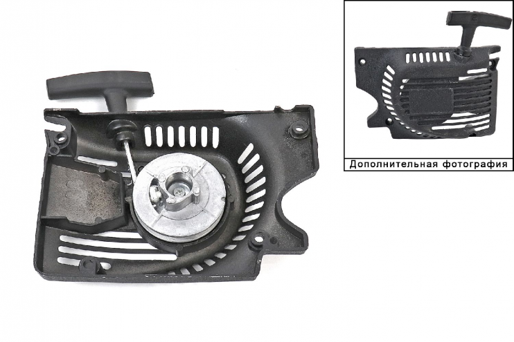 Стартер в сборе бензопилы Цыганка 45 металлический корпус 63мм