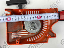 Стартер в сборе бензопилы Цыганка 45,52 (металлический корпус, шкив металл.) шкив 63мм