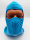 Подшлемник балаклава хлопковый синий с длинной шеей