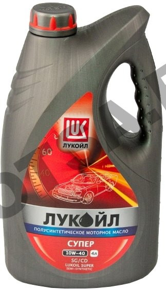Масло 4T ЛУКОЙЛ Супер 10w40 SG/CD полусинтетика (4л)
