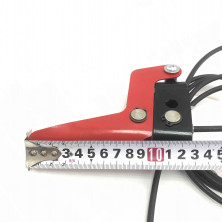 Рычаг газа мотобуксировщика металлический в сборе с тросом